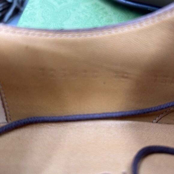 Men’s Gucci Leather, Oxford size 10 made in Italy